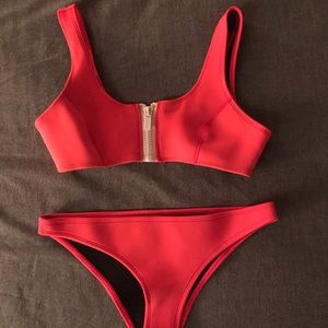 Hoaka Swimwear Red Bikini